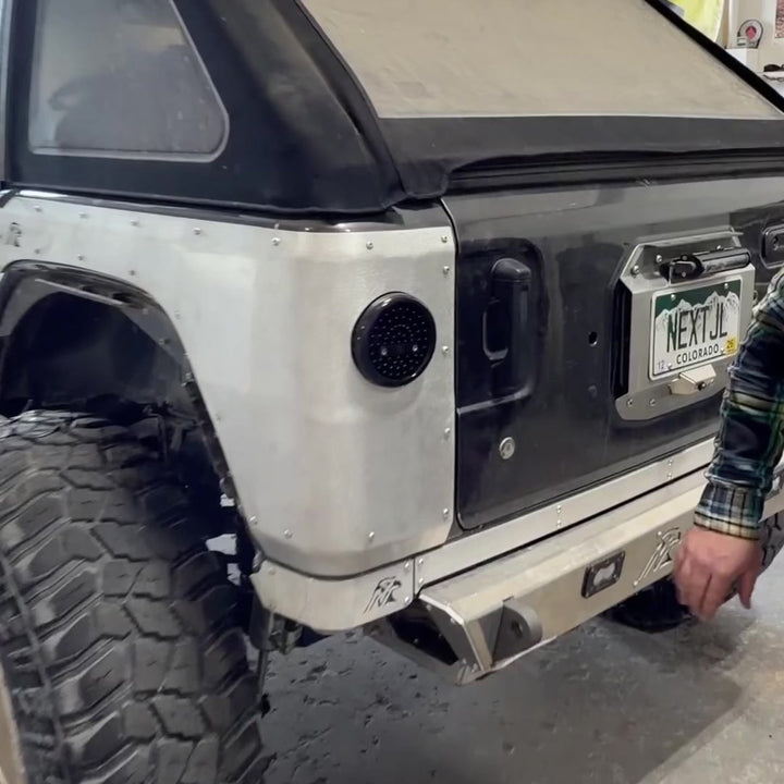 JLU Rear Corner Armor (Stealth Fuel Door)