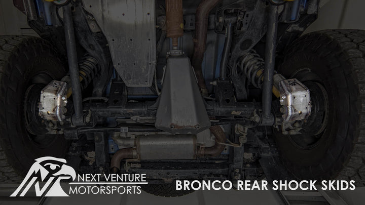 Bronco Rear Shock Skid Plates
