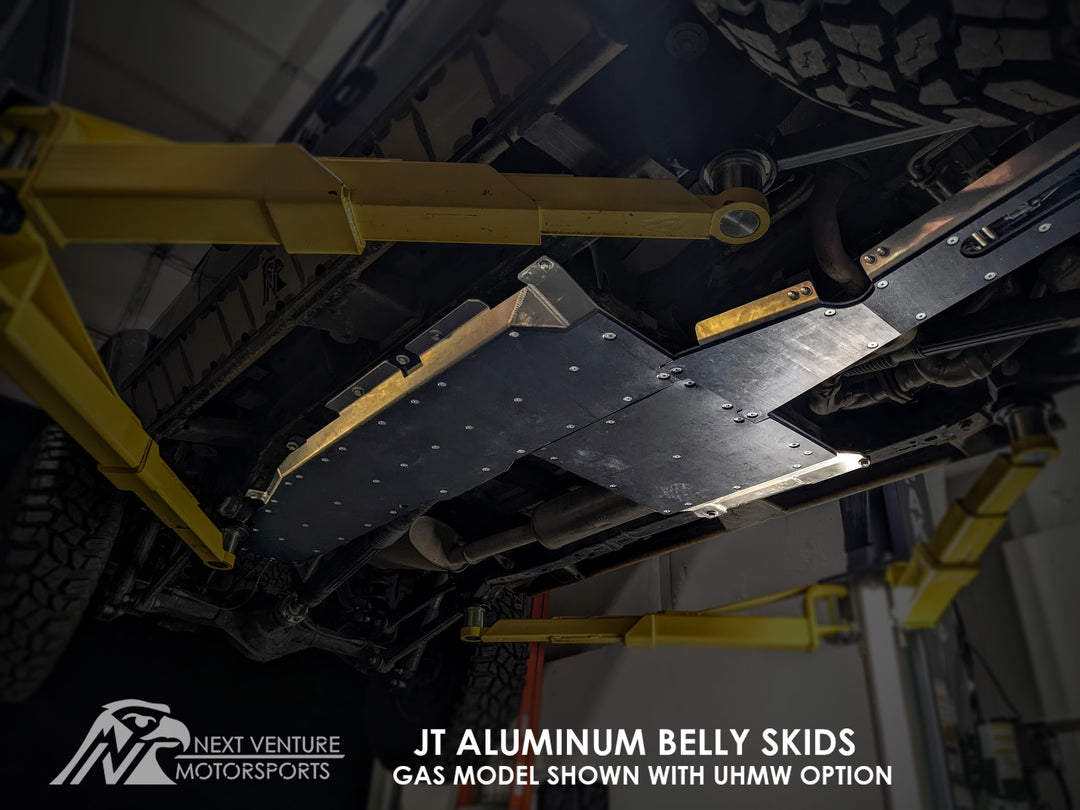 JT Gladiator Aluminum Belly Skids