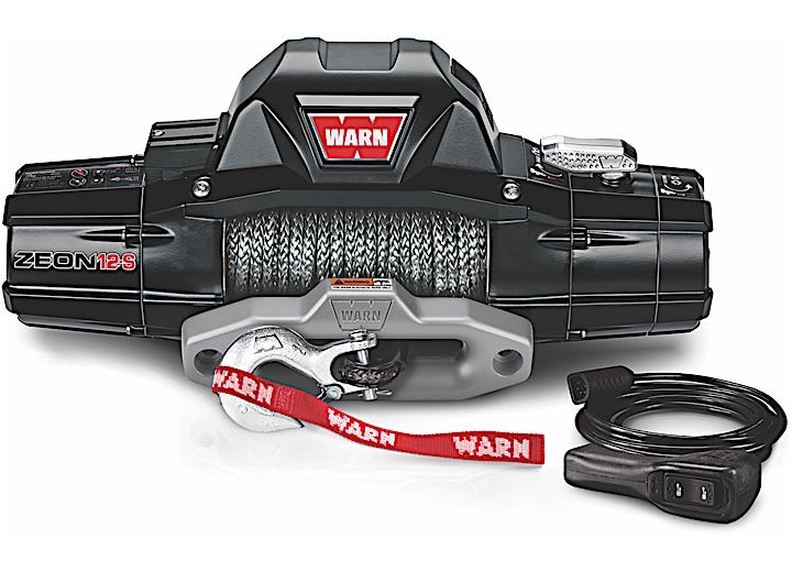 WARN ZEON 12-S - 95950 - 12000 LB RECOVERY WINCH WITH SPYDURA SYNTHETIC ROPE